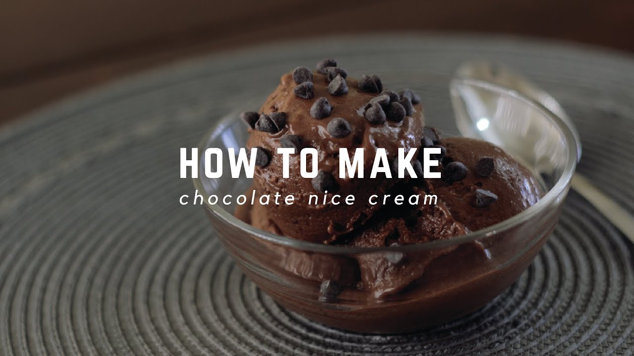 How To Make: Chocolate Nice Cream | Follow The Freemans