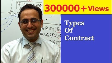 Introduction to Types of Contract (VIDEO-1)  || Mercantile Law Lectures for CA,CS,CMA