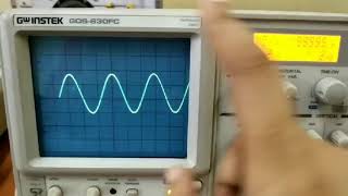 Familiarization with testing and measuring equipments like CRO, Function Generator