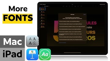 How to Install More Fonts on Your iPad (Fix Keynote Font Warnings!)