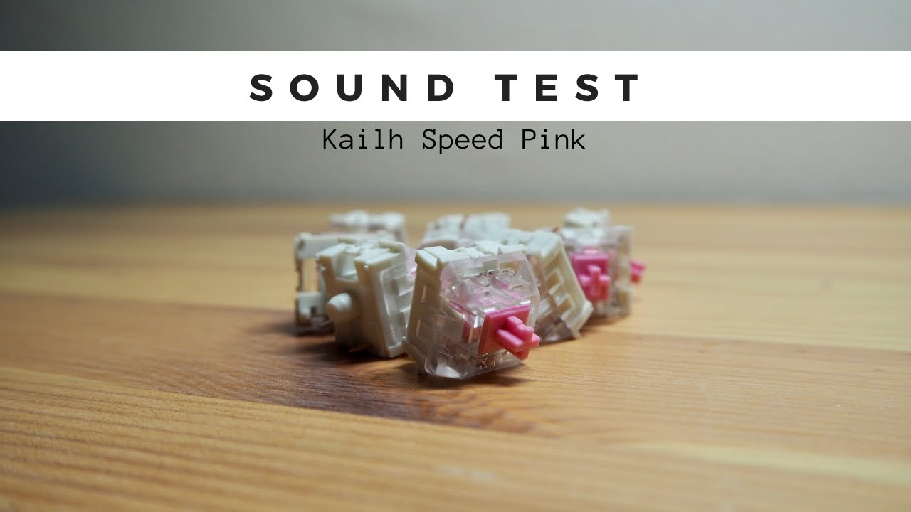 GK61 w/ Stock Kailh Speed Pink Typing Sound ASMR