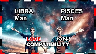 Love Compatibility YEAR 2025: Libra Man and Pisces Man 🌟💖 #libra #pisces #forecast