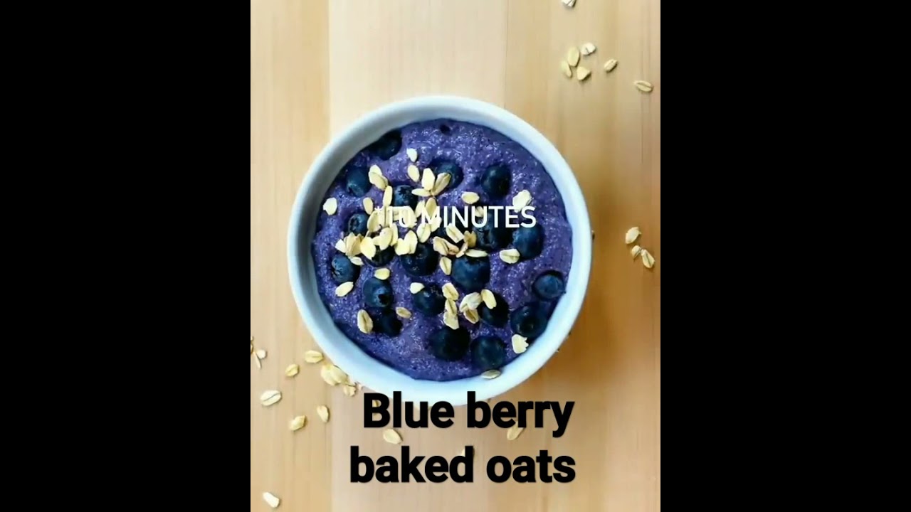 BLUEBERRY BAKED OATS 😍😋
