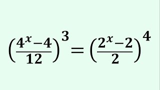 A Very Nice Exponential Equation | Math Olympiad Preparation