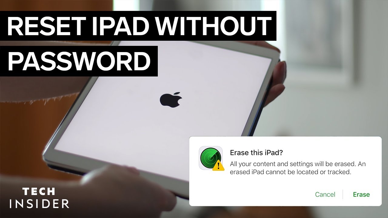 How To Reset iPad Without Password