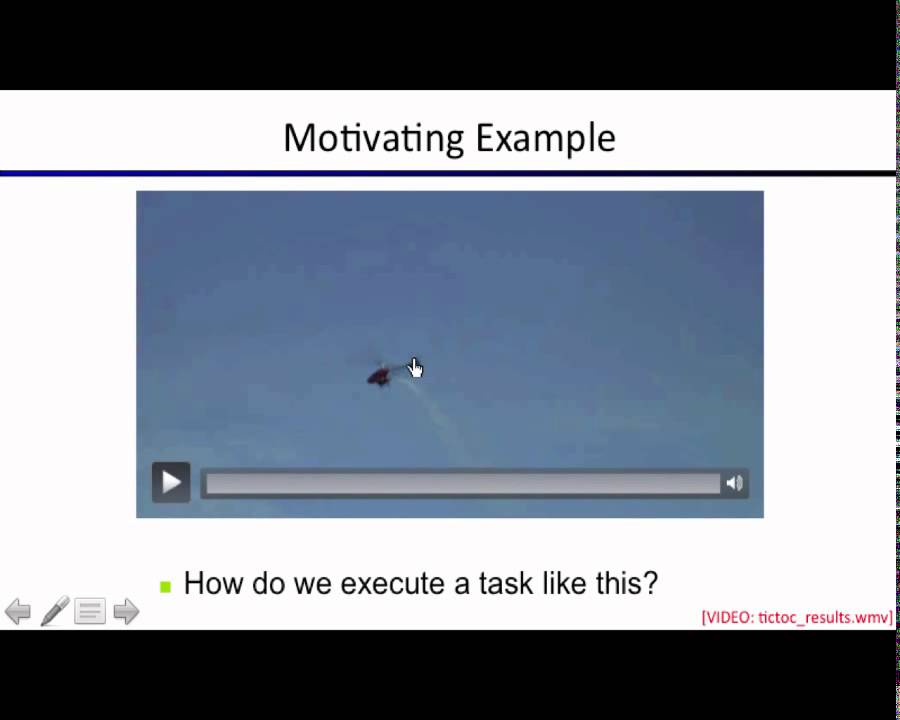 Lecture 25 Advanced Applications: Games, Computer Vision, Helicopters