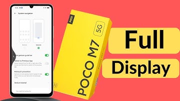 how to full screen display in poco m7 5g | poco m7 pro 5g full screen display setting