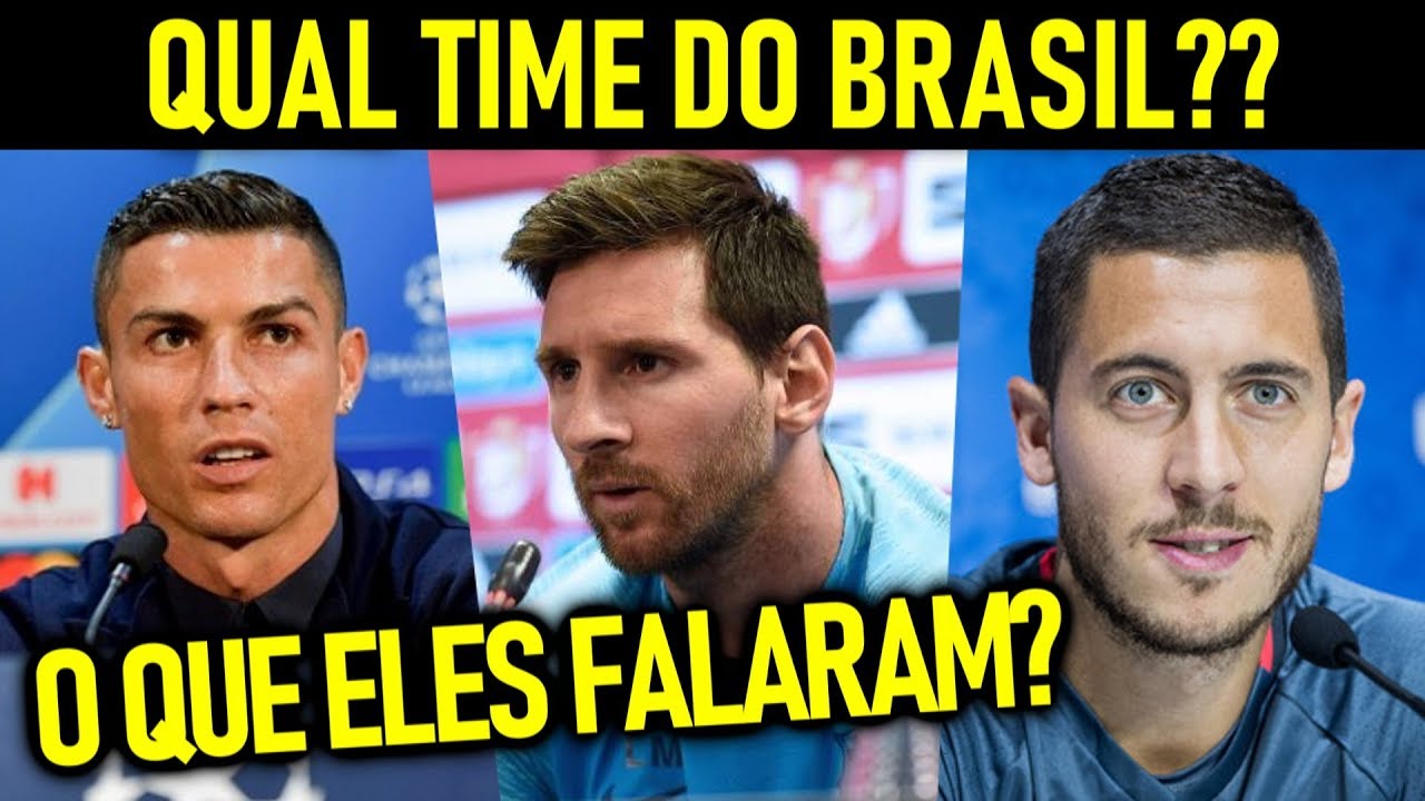 QUEM É O MELHOR JOGADOR do MUNDO?? - OS JOGADORES FALARAM!! feat. MESSI,  RONALDO E LEWA! 