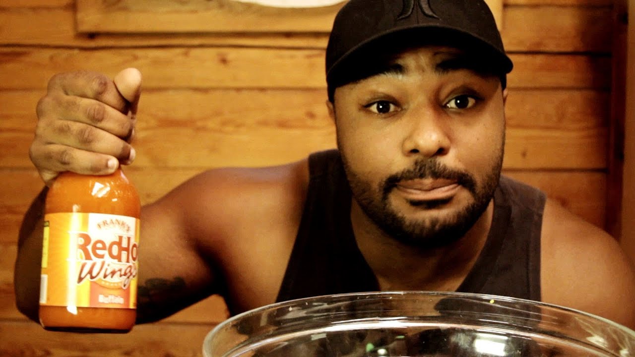 Black Guy does Buffalo Sauce and Blue Cheese Challenge