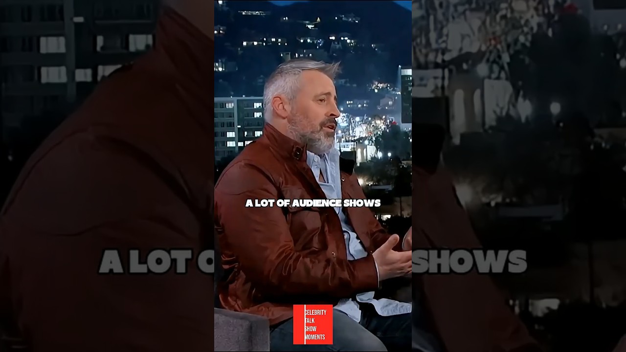 Matt LeBlanc Likes Working In Front Of A Live Audience