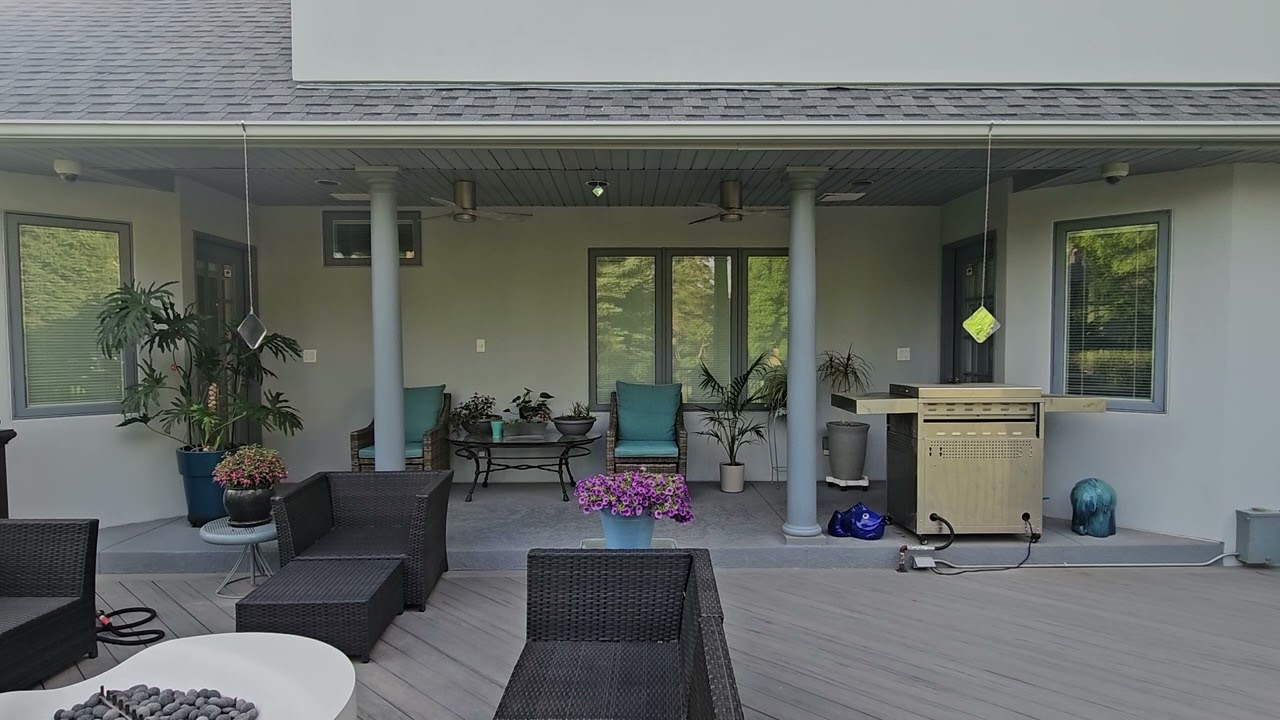 Bird Deterrent – Pendulum style on Deck