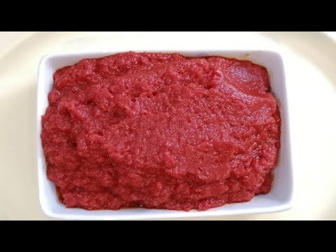 رب گوجه فرنگی خانگی بدون مواد نگه دارنده