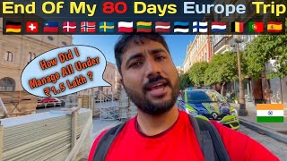 I visited 11 European Countries with less than ₹2000 a day in 2023