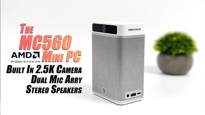 MC560 First Look, An All New Ryzen Mini PC With A Built In 2.5K Camera! Hands On