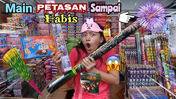 BORONG PETASAN SAMPAI UANG CELENGAN HABIS ! KENA CUBIT MAMA..Gawatt