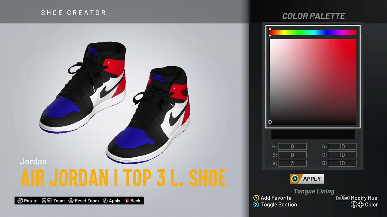 air jordan 1 custom 2k20