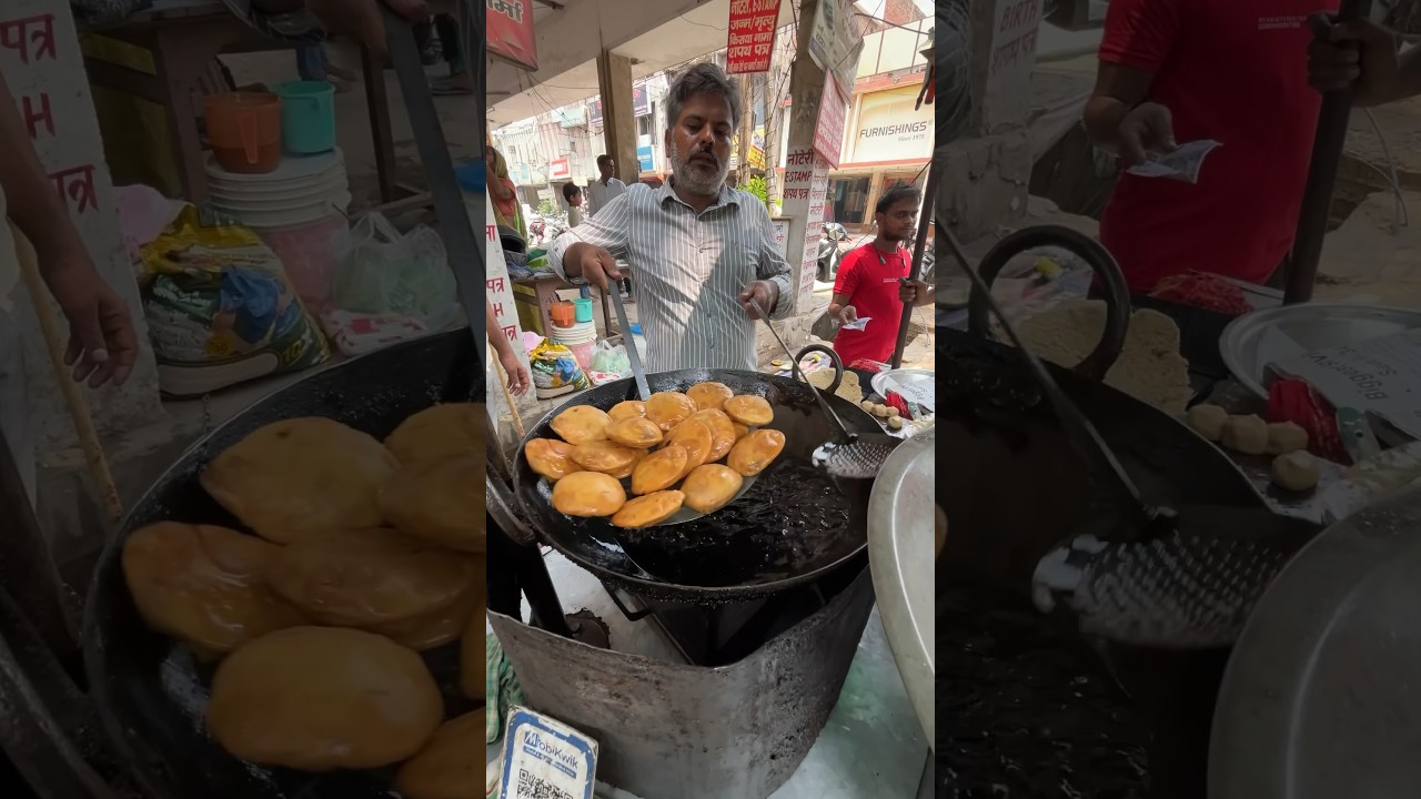 Dal Kachori sirf 25/- mai 😋 Ghaziabad best breakfast 