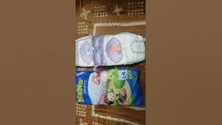 Canbebe vs NaNa smarty diapers. #diaper