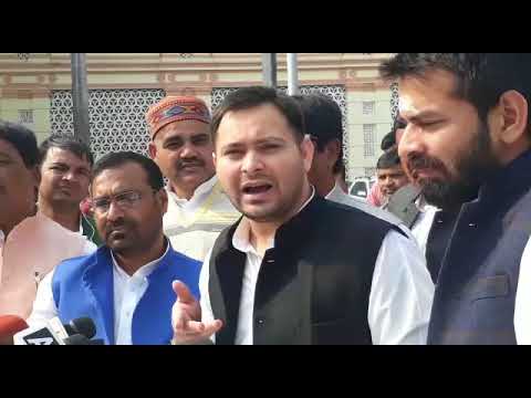Tejashwi yadav attacked the Chief Minister and the government