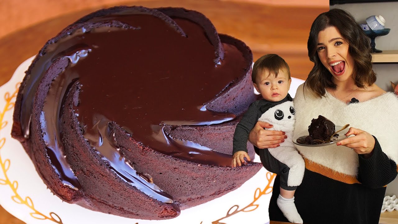 BOLO DE CHOCOLATE MARAVILHOSO | TPM por Ju Ferraz