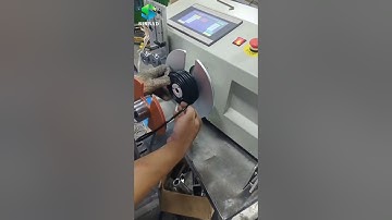 Automatic Desktop Cut-to-Length Cable Coiling and Tying Machine  #wireharness #coiling