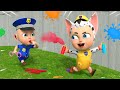 Don't Prank Graffiti + Color Song - Police Song | Nursery Rhymes And Rosoo Kids Song