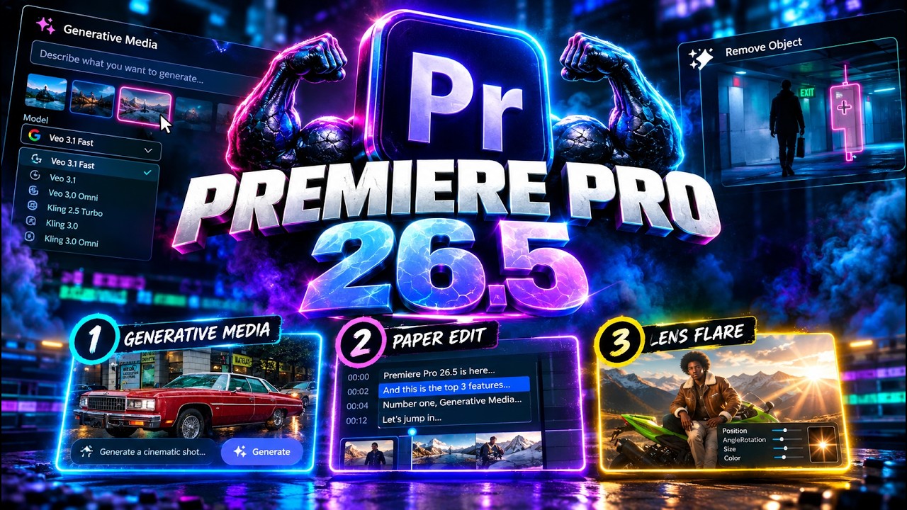 Premiere Pro 26.5 Generative AI: Everything You Need to Know
