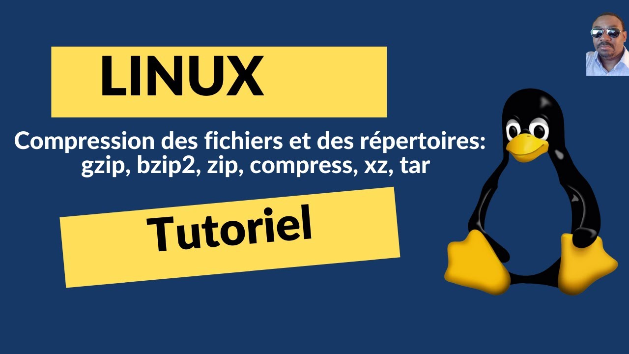 Compression des fichiers et répertoires sous Linux - YouTube