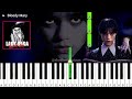 Lady Gaga - Bloody Mary (TikTok Remix) | Wednesday Dance Scene | Easy Piano Tutorial 🎵