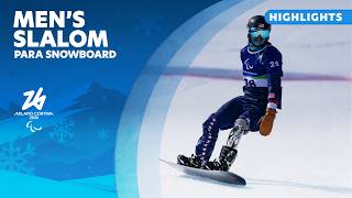 Para Snowboard Men’s SB-LL2 Banked Slalom Highlights 🏂❄️ | 13 Mar | Milano Cortina 2026 screenshot 1