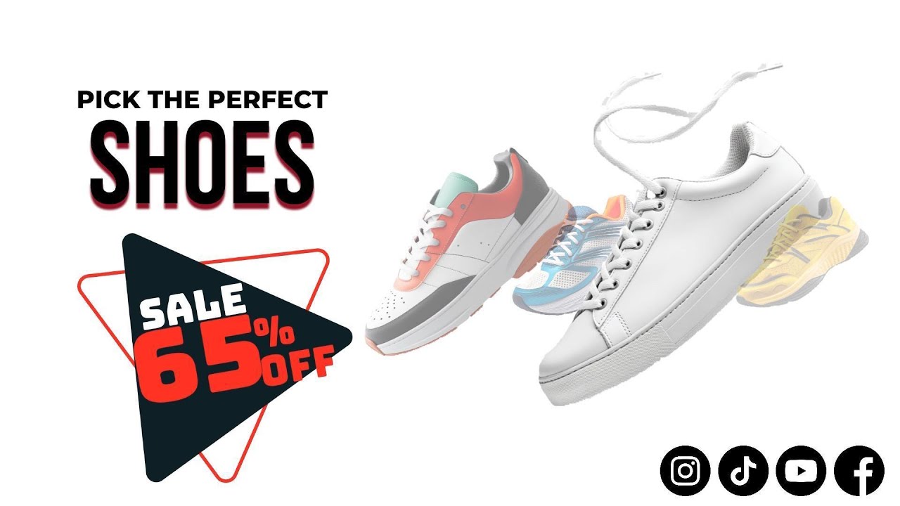 Project || Making an ad for New Arrival Shoes || Video Editing Portfolio