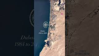 Dubai satellite timelapse 1984-2020 #timelapse #googleearth #dubai