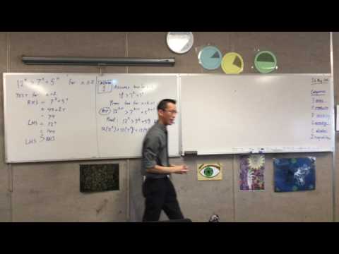 Mathematical Induction (2 of 3: Assumption step and Proving inequality)