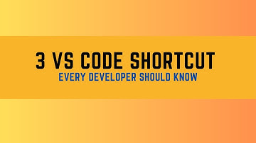 Top 3 VS Code Tips Every Developer Should Know! 🚀