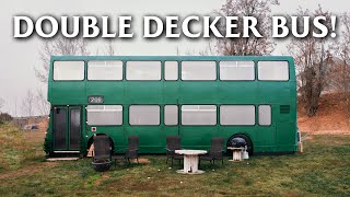 Rare Double Decker Bus Airbnb in the US! Full Tour!