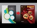 how to make Fast Food Flyer Easy in Coreldraw - Ahsan Sabri