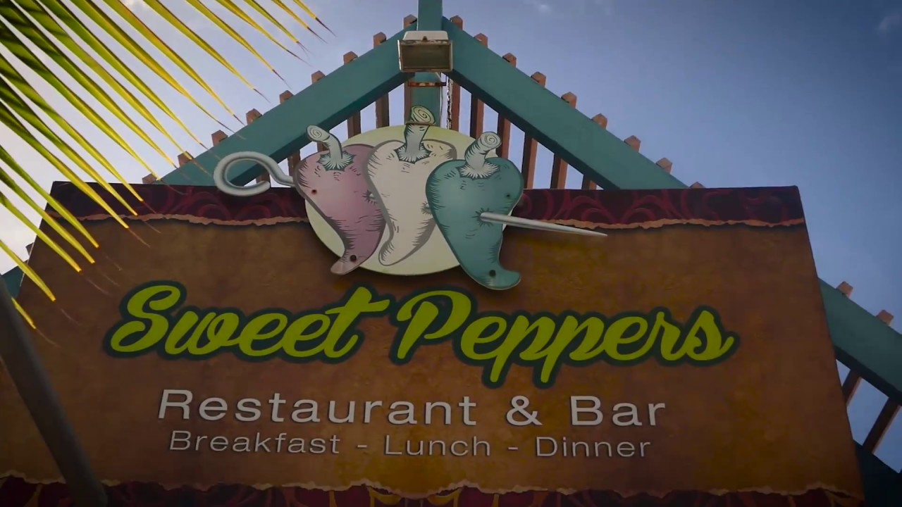 Sweet Peppers restaurant and bar Aruba YouTube