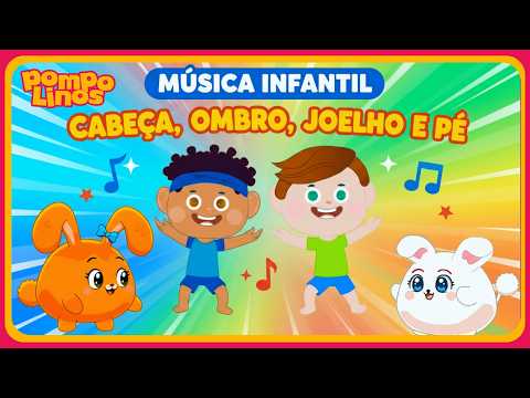 Cabeça, Ombro, Joelho e Pé ♫ O Desafio da Dança | Pompolinos