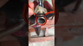 Quick Pipe Threading Hack Fast and Easy DIY Wire Threading Method #toolhack #diytricks #shortsfeed