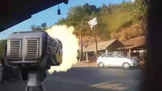 Robotic Arm striking VFX effects Mobile