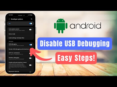 Disable USB Debugging