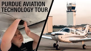 Purdue University Airport/School of Aviation Tour! - 2022