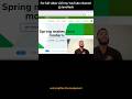 What is spring #springboot #microservices #dependencyinjection #ioc #beans #dsa #kafka #dsa #coding