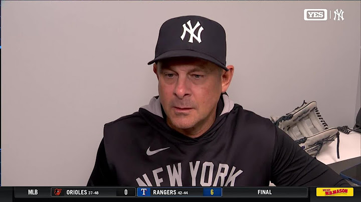 Aaron Boone on the Yankees' rally in loss vs. Toronto
