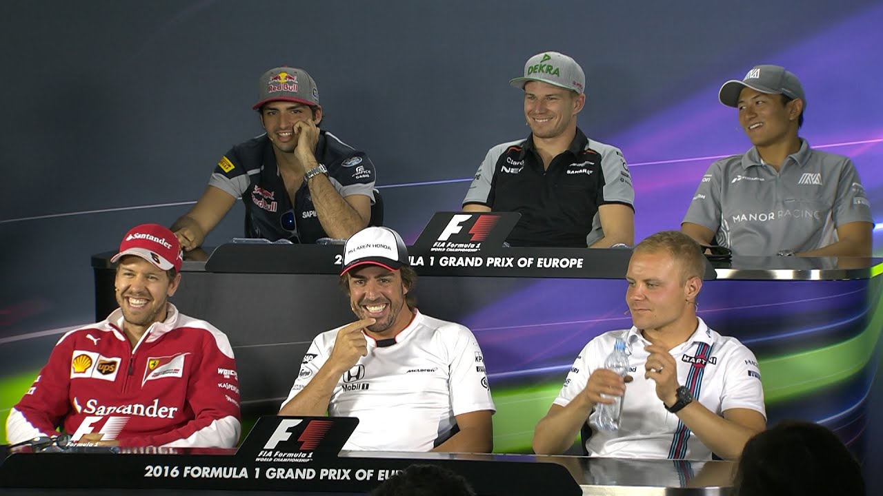 f1 press conference live stream