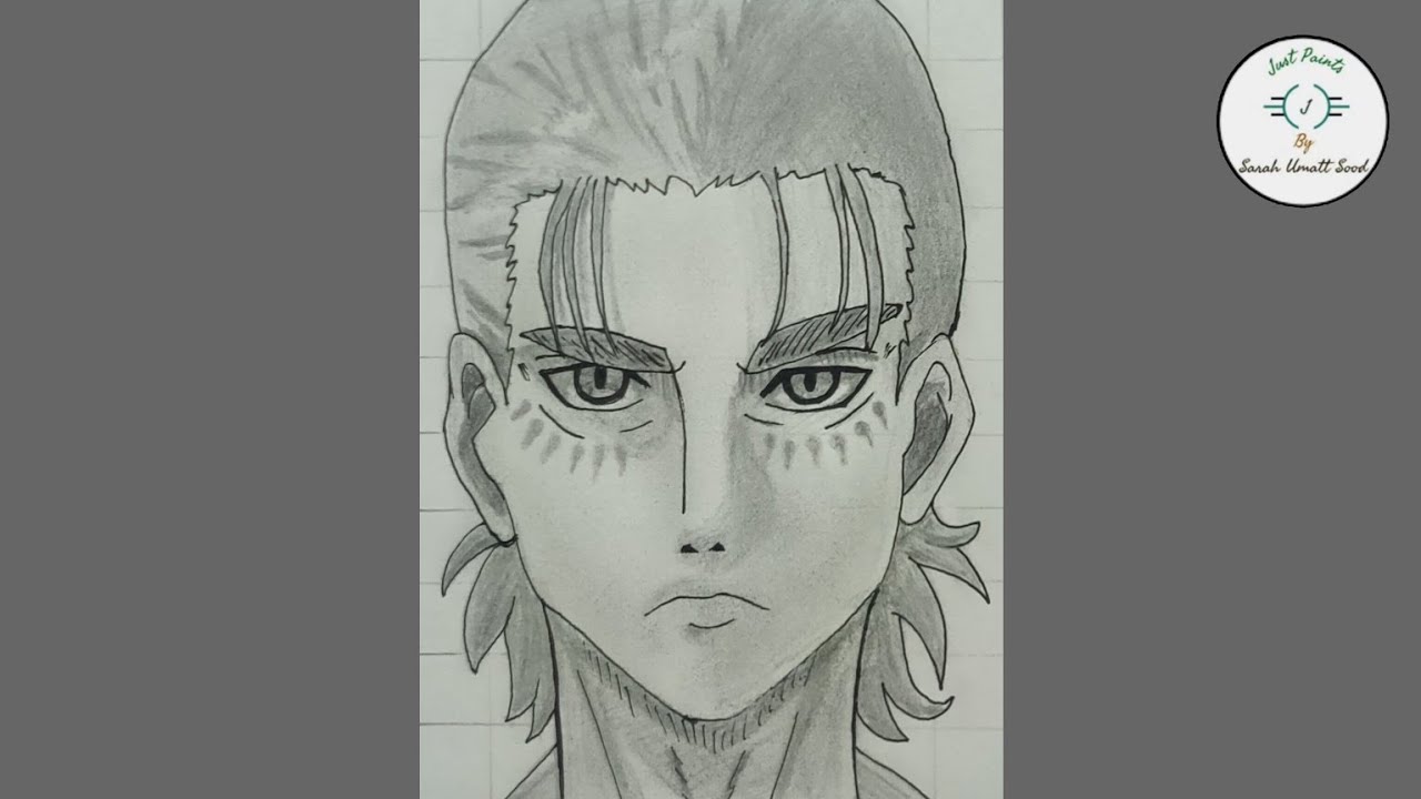 How to draw Eren Yeager | From Attack On Titan Season 4 
