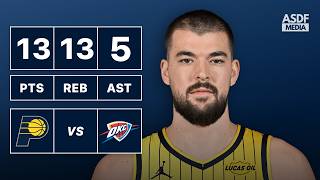 Ivica Zubac 13 PTS 13 REB 5 AST 3 STL vs OKC | Full Game Highlights Update