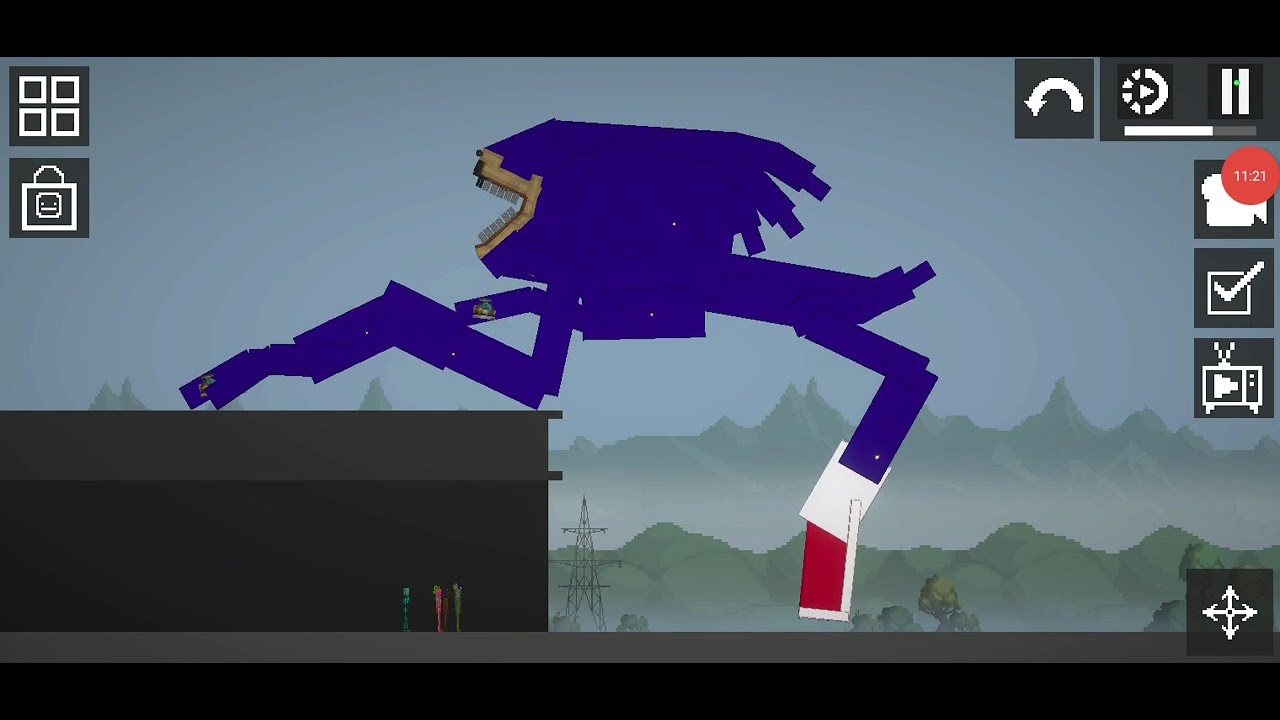 Shin sonic invades melon's city / shin sonic invade la ciudad de melon sandbox!!!