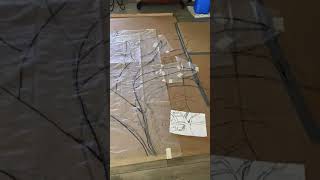 Mosaic glass tree of life for Mural
