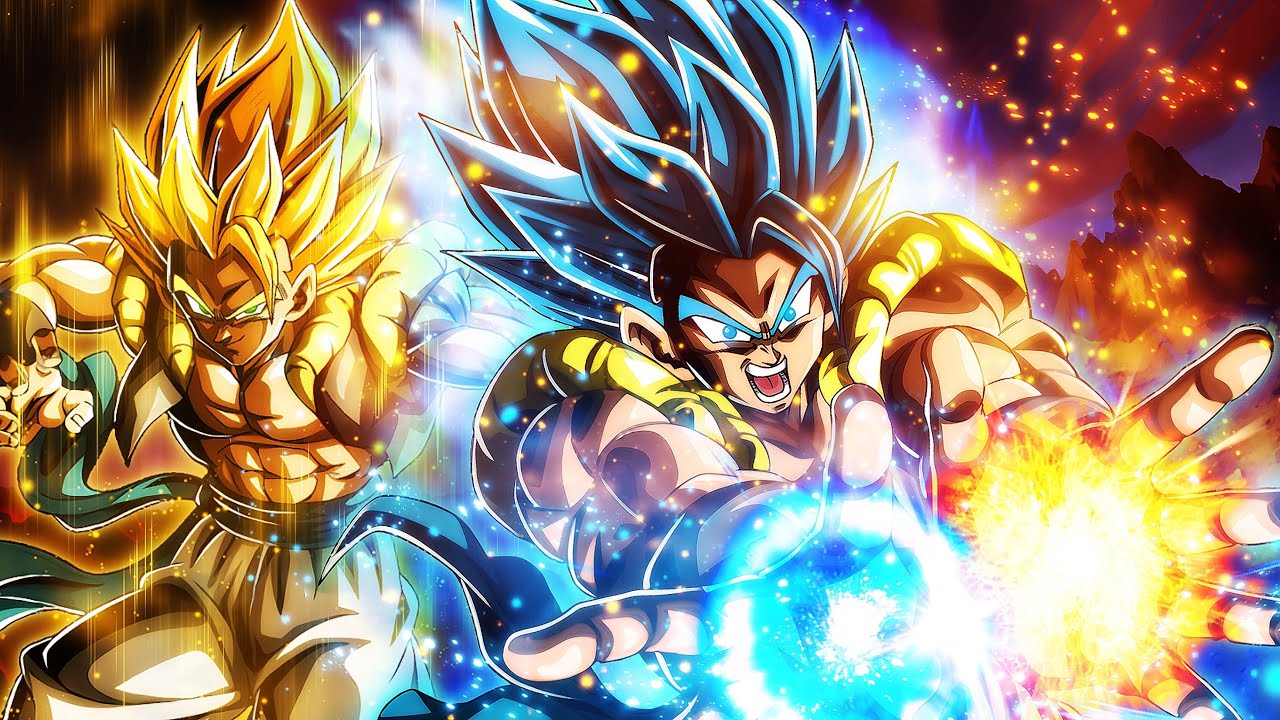 (Scattered Reflection of Overflowing Fighting Spirit) Gogeta in Anime